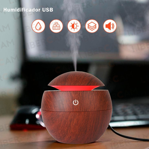 Humidificador Aire Vaporizador Aromaterapia Saludable C Usb