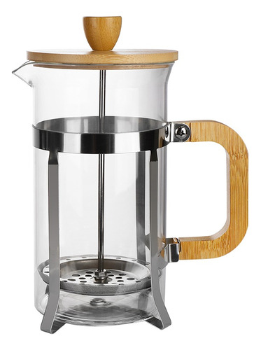 Cafetera Prensa 1 Litro Mango Bamboo Barista Larhaus 