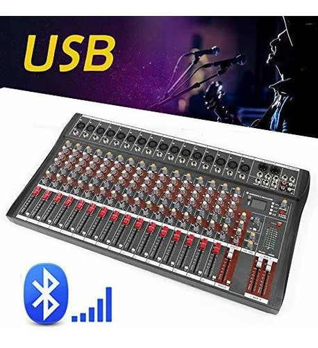 Mezclador De Audio Bluetooth Studio Interfaz De Sistema De E