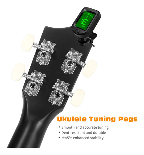Ukelele Soprano Acústico Generic 21 Con Accesorios
