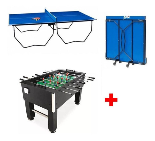 Alquiler Mesa Ping Pong Pro. + Futbolito Pro. U R U