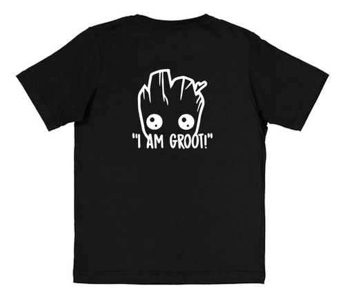 Polera I Am Groot Soy Groot Avengers Vengadores Niño Niña 