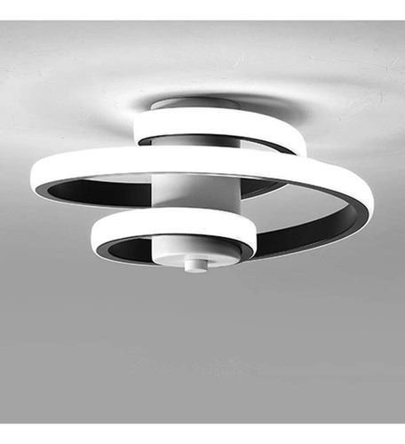Lámpara Led De Techo Moderna Diseño Línea Espiral 3 Colores