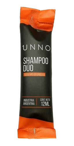 Shampoo Duo Unno Sachet Acondicionador Sobre 12 Ml Hotelero