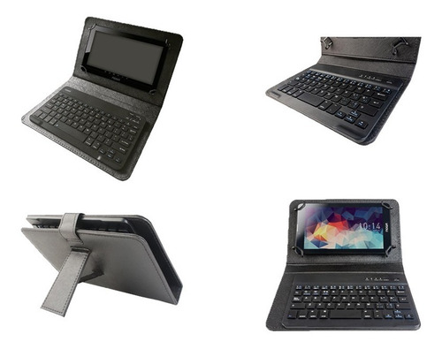 Imagen 4 de 7 de Funda Teclado Bluetooth Universal Tablet 10 11 Pulgada Pcreg