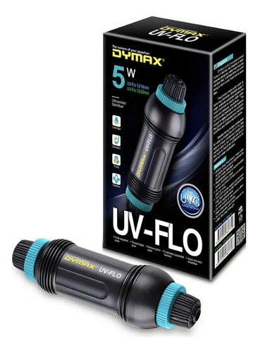 Dymax Lampara Uv Flo 5 W 16/22mm Para Acuarios Max 400 Lt