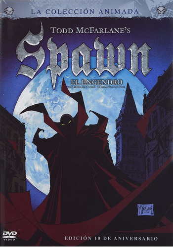 Série de DVD da edição do 10º aniversário do Spawn El Engendro