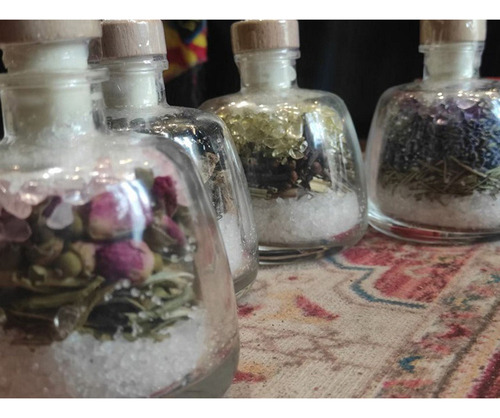 Botella De Cristal Con Forma De Bruja Mágica Tarro De Piedr