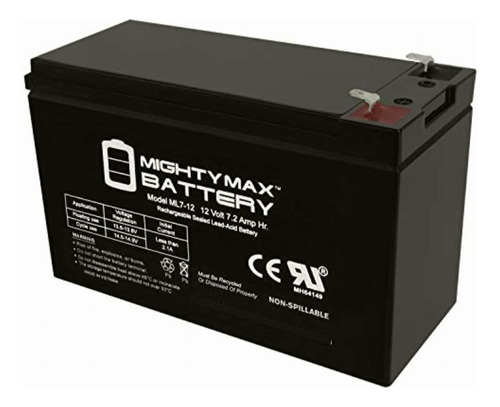 Mighty Max Battery Ml7-12 12 Volt 7.2 Ah Sla Battery