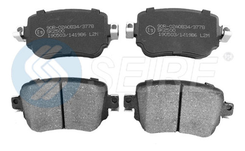 Balatas Vw Golf Highline Traseras 1.4l Dohc 15-17