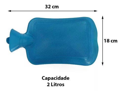 Bolsa Térmica Água Quente Ou Fria De Borracha 2 Litros