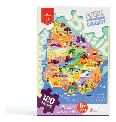 Puzzle Conociendo Uruguay Para Niños - Pika - 