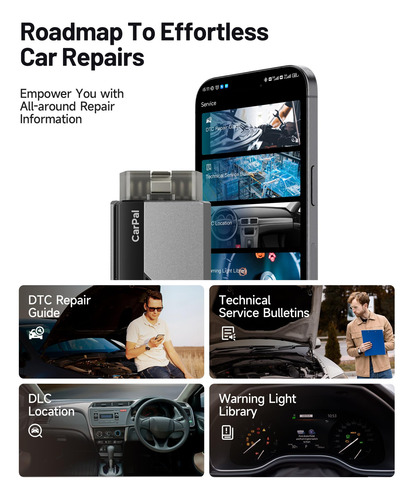 Topdon Carpal-us Lector Obd2 Bluetooth Para Ios Y Android Mm