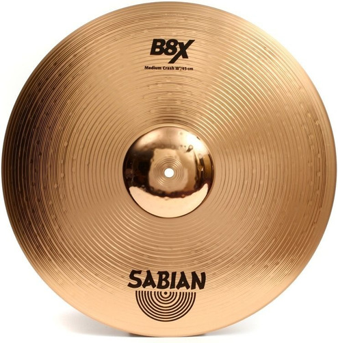 Sabian Platillo 18puLG Medium Crash Serie B8x 41808x