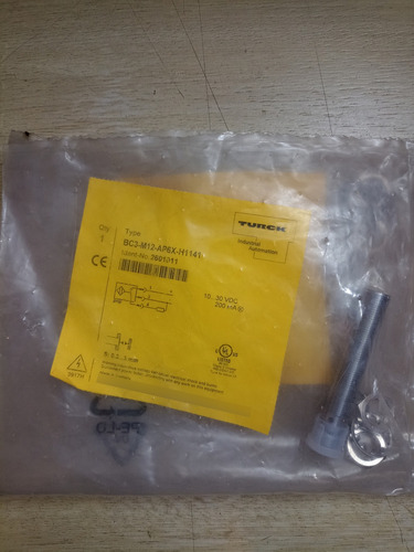 Sensor Capacitivo Turck Bc3-m12-ap6x-h1141