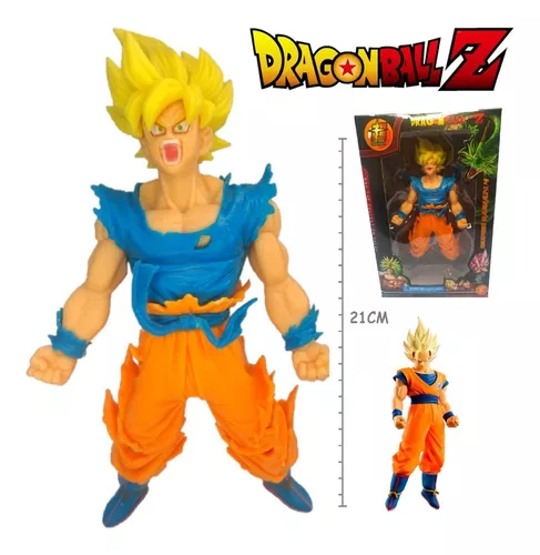 Boneco Dragon Ball Z - Goku Super Sayajin 2 20cm Cabelo Amarelo