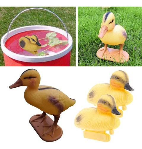3 Uds., Pato Flotante, Patitos, Estanque, Adorno, Cebo
