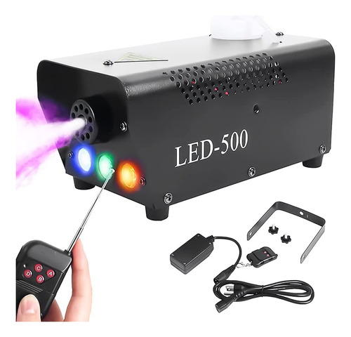 Yaeccc - Maquina De Niebla, De 500 W, Con Luces Led De Color