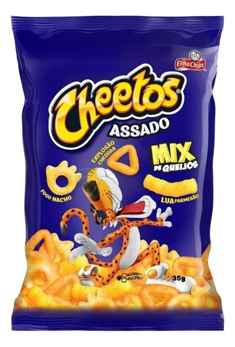 Cheetos Roxo Mix De Queijos Elma Chips Pacote Pequeno