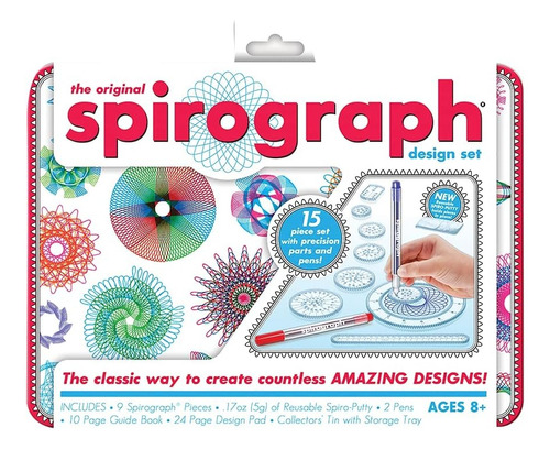 Espirografo Juego Diseño Lata Crea Diseña Dibuja Spirograph