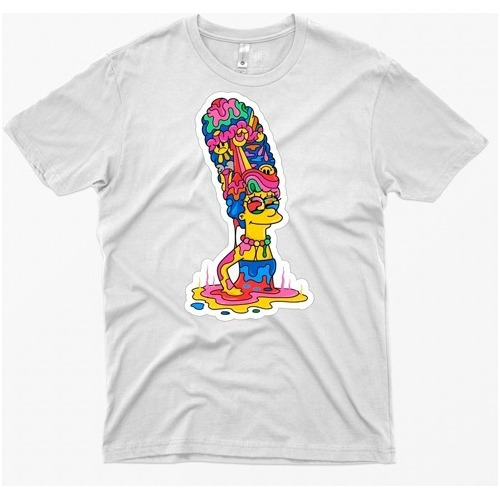 Poleras De Los Simpson 026(marge) De Calidad Y Algodón100%