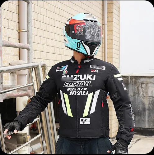 Para Suzuki Chaqueta Cálida Ropa De Ciclismo Traje Carreras