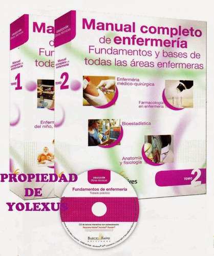 Libro Completo Enfermería 2 Tomos Original - Manual