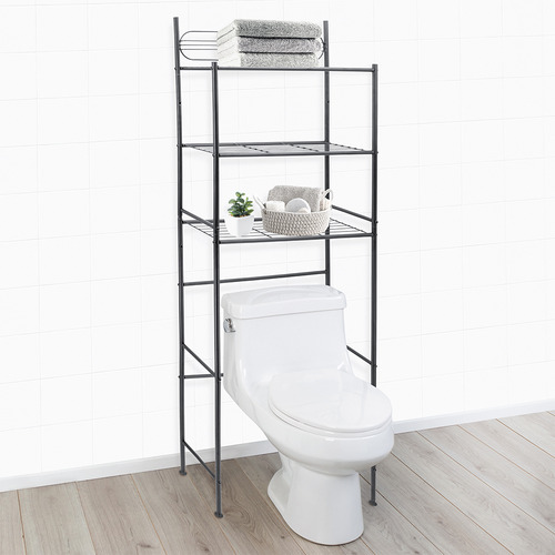 Ahorra Espacios 3 Repisas Color Negro Bath Styles
