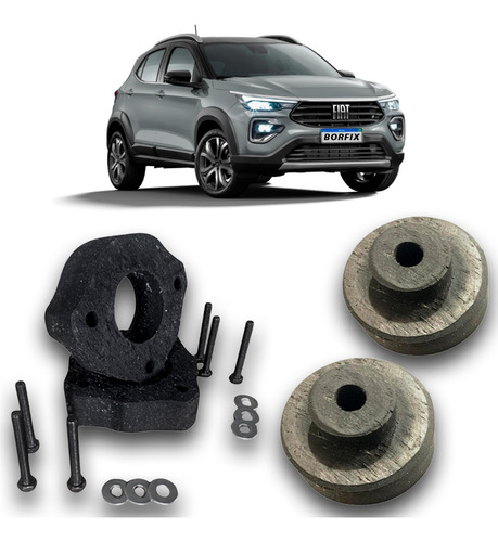 Kit Lift Calço Mola Dianteiro Traseiro Fiat Pulse 2021/...