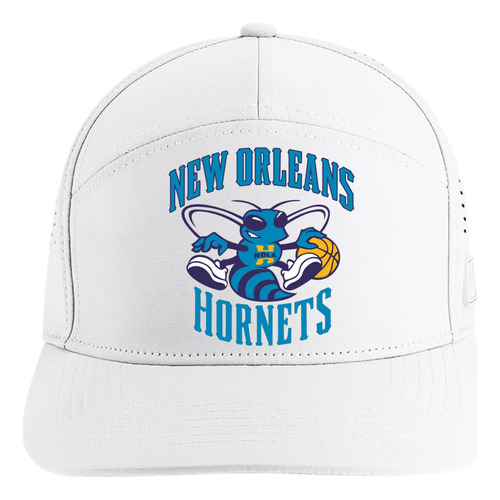 Gorra Us Basketball Hornets 5 Paneles Premiun White Vx