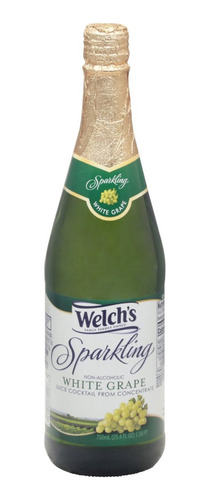 Welch's Sparkling Jugo Espumoso Uva Blanca 750 Ml