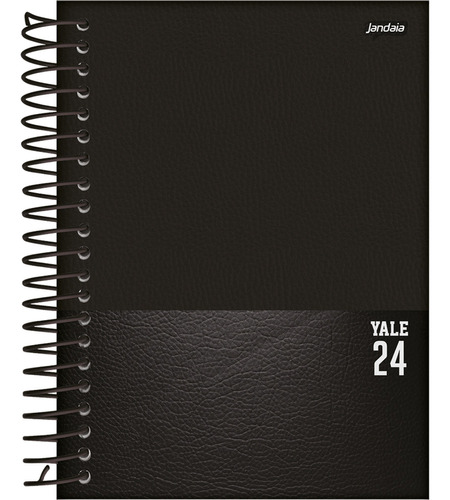 Agenda Planner Espiral 90g Yale Financeiro Finance 2024 Capa A