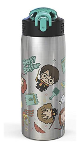 Zak Designs 27oz Harry Potter 18/8 Botella De Agua De Acero 