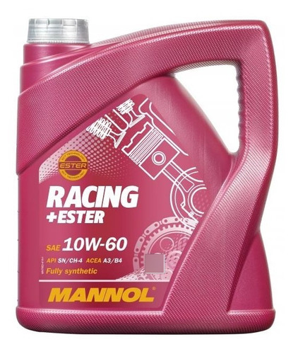 Mannol Racing Ester 10w60 X 4 Lts 100% Sintetico Aleman