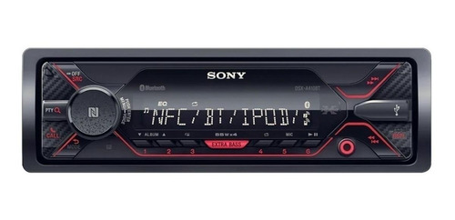 Autoestéreo Sony Dsxa410bt Bluetooth Nfc Usb Aux Control Voz