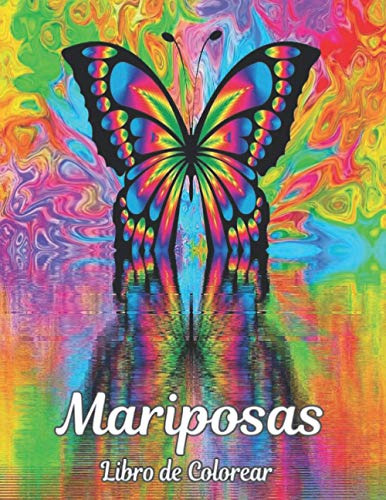 Libro De Colorear Mariposas: Hermoso Alivio Del Estres 50 Di
