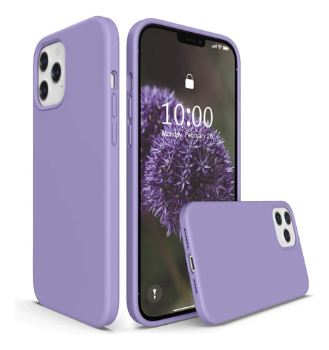 Funda Surphy Para iPhone 12 Pro Max Light Purple