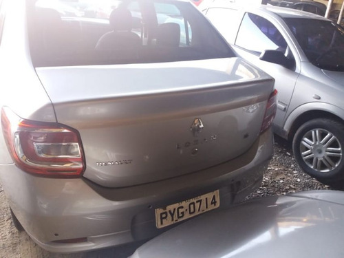 Renault Logan 1.6 Expression 2017 Prata Flex