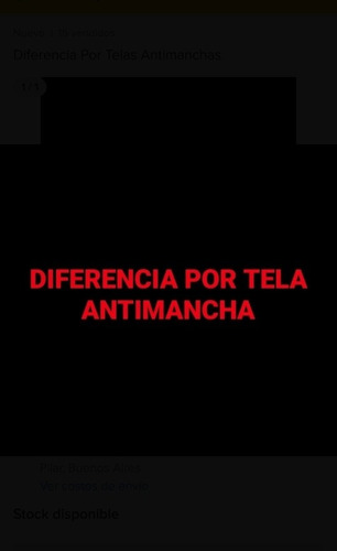 Diferencia Tela Antimancha