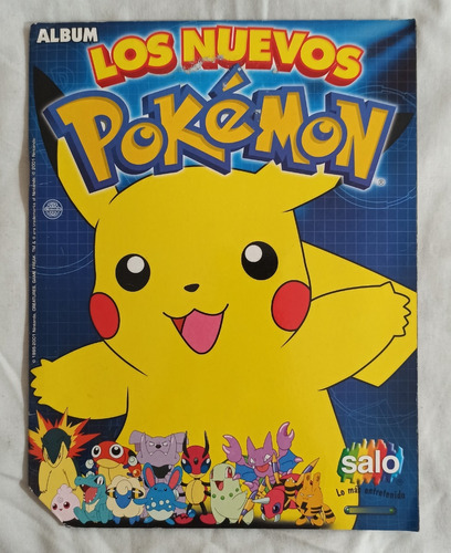 Los Nuevos Pokemon Salo Album 2001 Tiene 128 Laminas