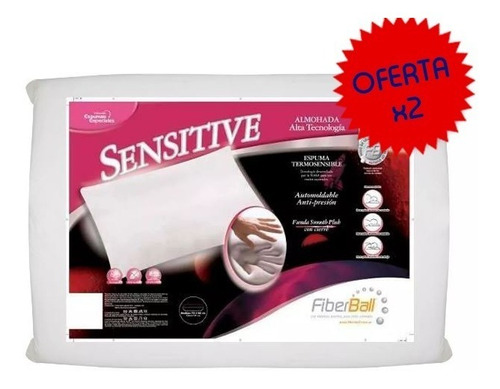 Almohada Sensitive X2 Viscoelástica Standard 61x40x14