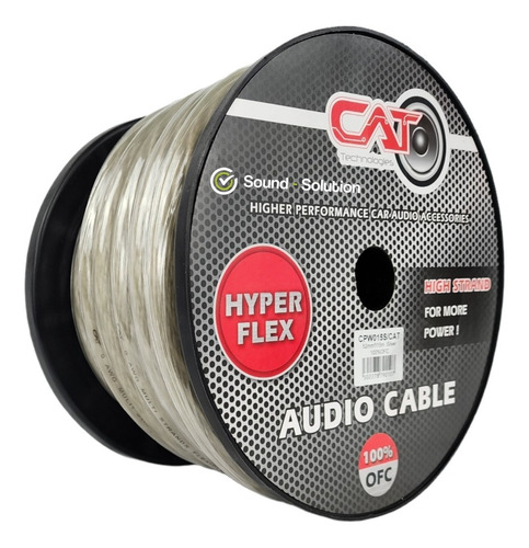 Rollo Cable Corriente De Cobre Cal 0 15 Metros Cat Cpw015s