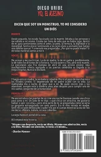 Yo, El Asesino Serie Novela Negra Puerta De Purchen, De Uribe, Diego. Editorial Independently Published En Español