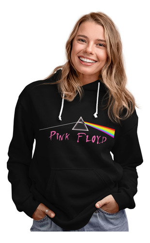 Poleron Unisex Pink Floyd Musica Rock Prisma Estampado Algodon