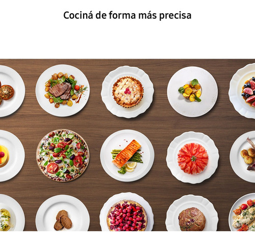 Microondas Samsung Mg30t5019cg Grill Fry 30l Gris 1400w