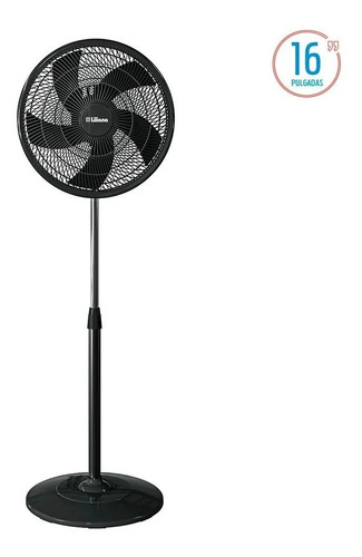 Ventilador De Pie Liliana Vp16p 16 220 v Negro Cantidad de aspas 5 Diámetro 16 " Material de las aspas Plástico