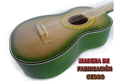 Guitarra Acústica En Madera Cedro, Modelo Junior 3/4