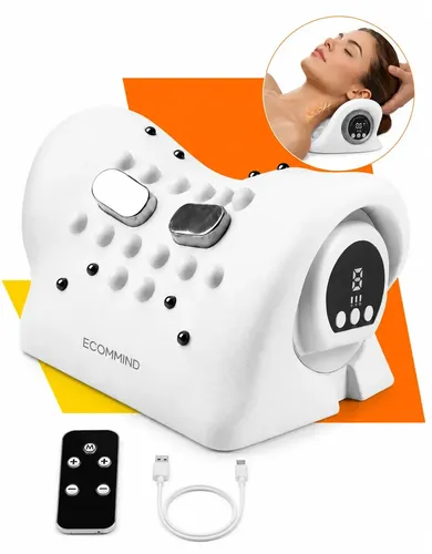 Almofada Massageadora Cervical Ecommind com Aquecimento e EMS par...