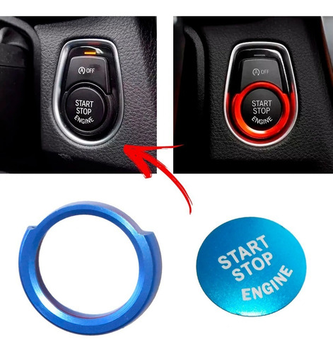 Kit Aplique Start Stop + Emblema Bmw 118i 320i 335i M3 M6 X3