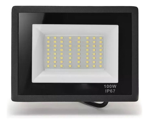 Refletor Led 100w Smd Prova D´água Ip67holofote 6500k